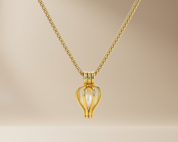 Perle Enchantée | Collier Trezzor avec véritable perle cachée