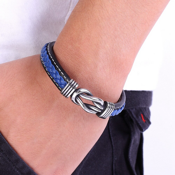 Éternelle Liaison | Bracelet en cuir - Connecté pour toujours