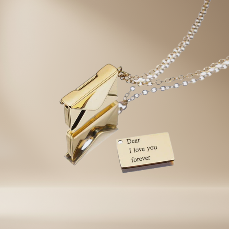 Écrin d'Amour | Collier lettre d'amour personnalisé