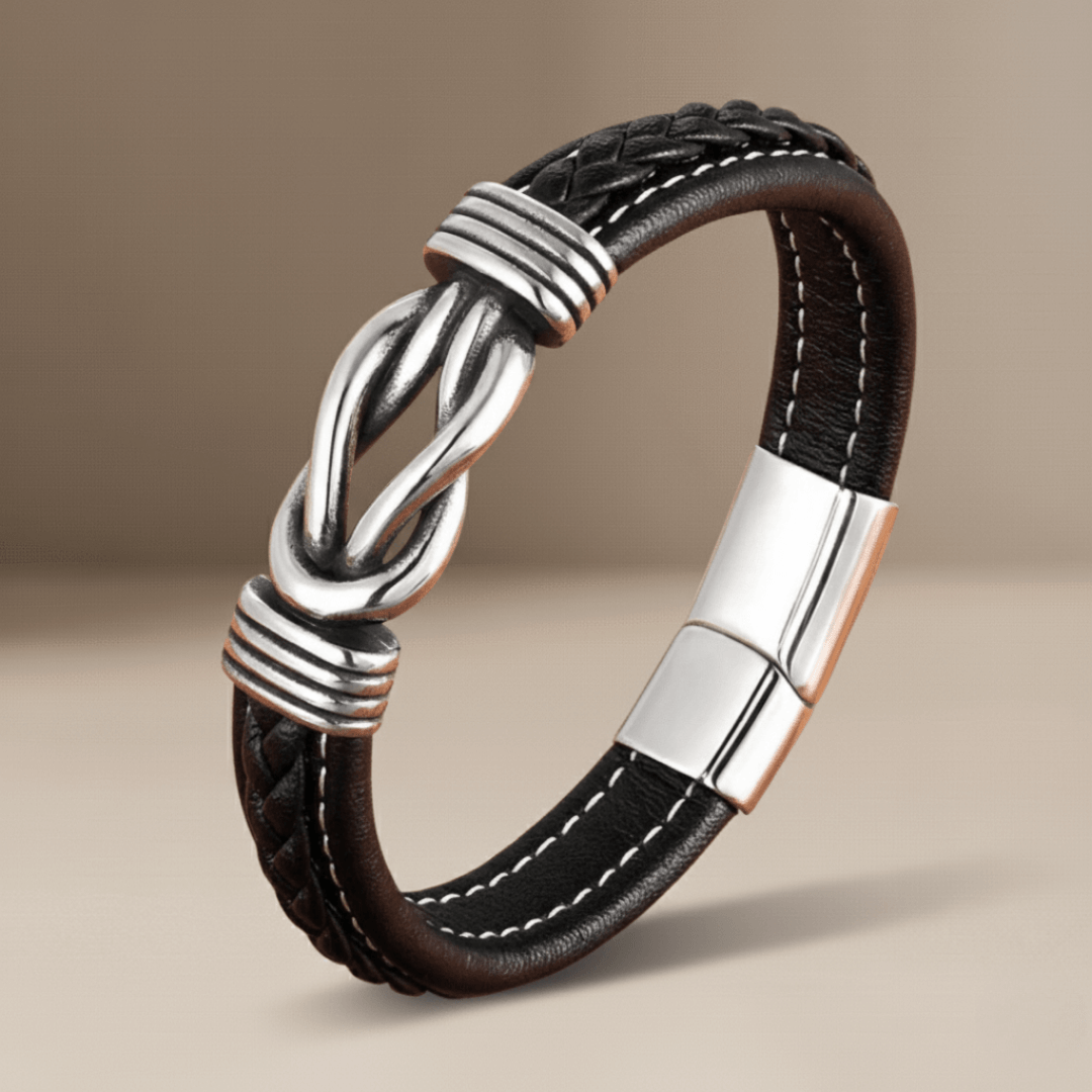 Nœud Éternel | Bracelet tressé pour lui