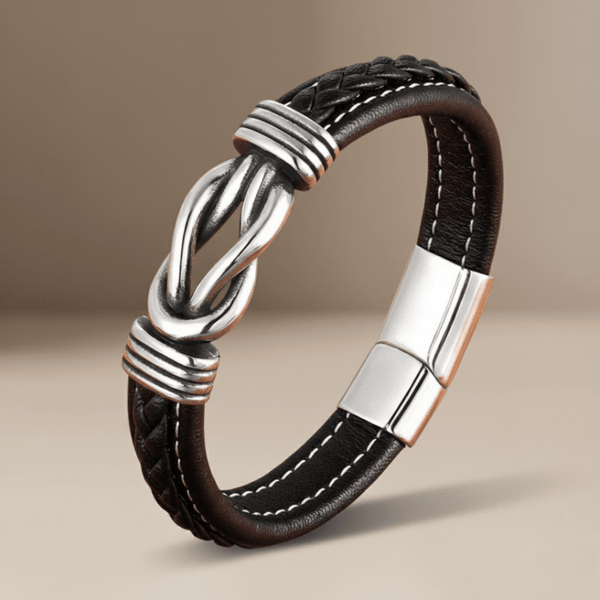 Nœud Éternel | Bracelet tressé pour lui