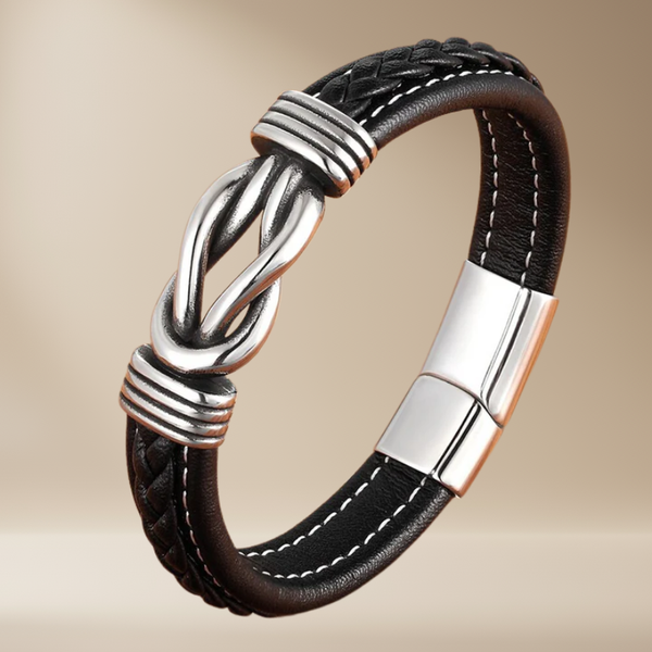 Éternelle Liaison | Bracelet en cuir - Connecté pour toujours