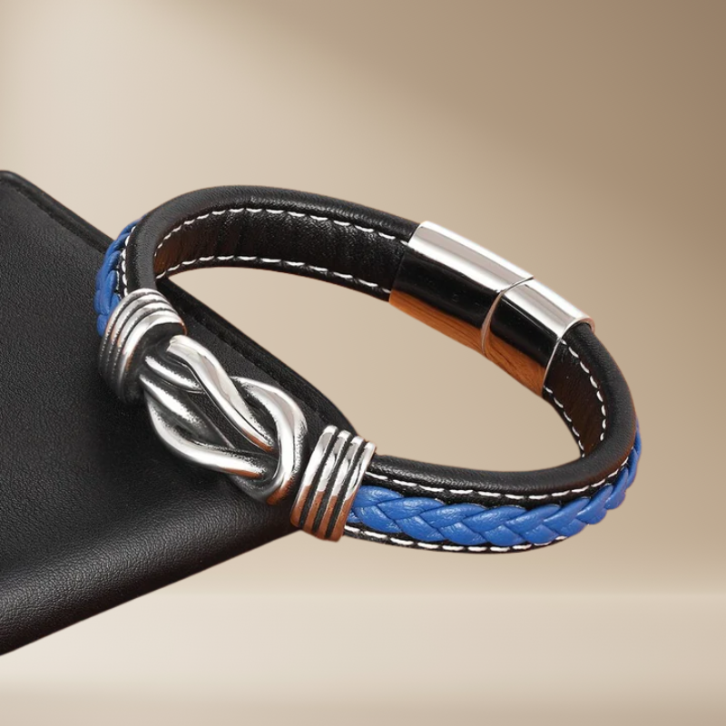Éternelle Liaison | Bracelet en cuir - Connecté pour toujours