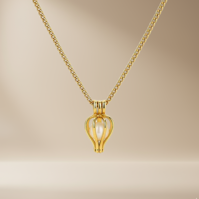 Perle Enchantée | Collier Trezzor avec véritable perle cachée