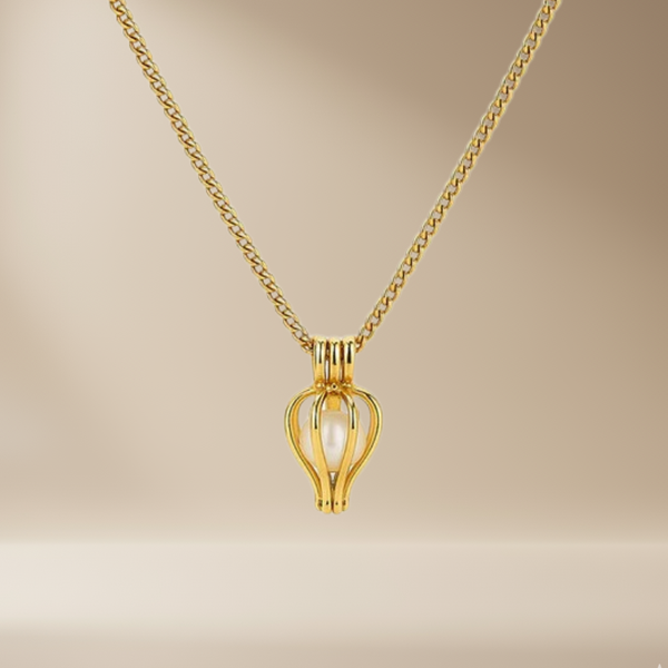 Perle Enchantée | Collier Trezzor avec véritable perle cachée