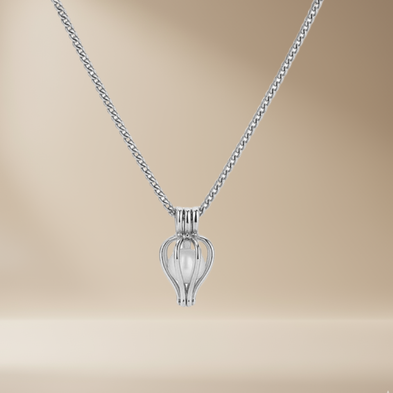 Perle Enchantée | Collier Trezzor avec véritable perle cachée