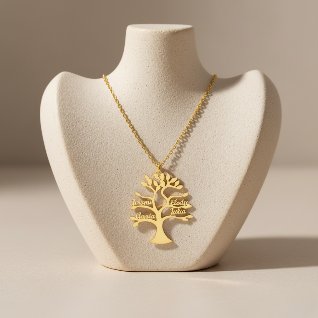 Collier Arbre de Vie Personnalisé – Modèle Arbre