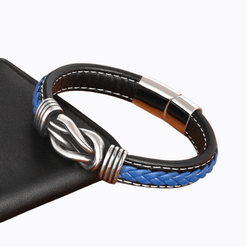 Nœud Éternel | Bracelet tressé pour lui