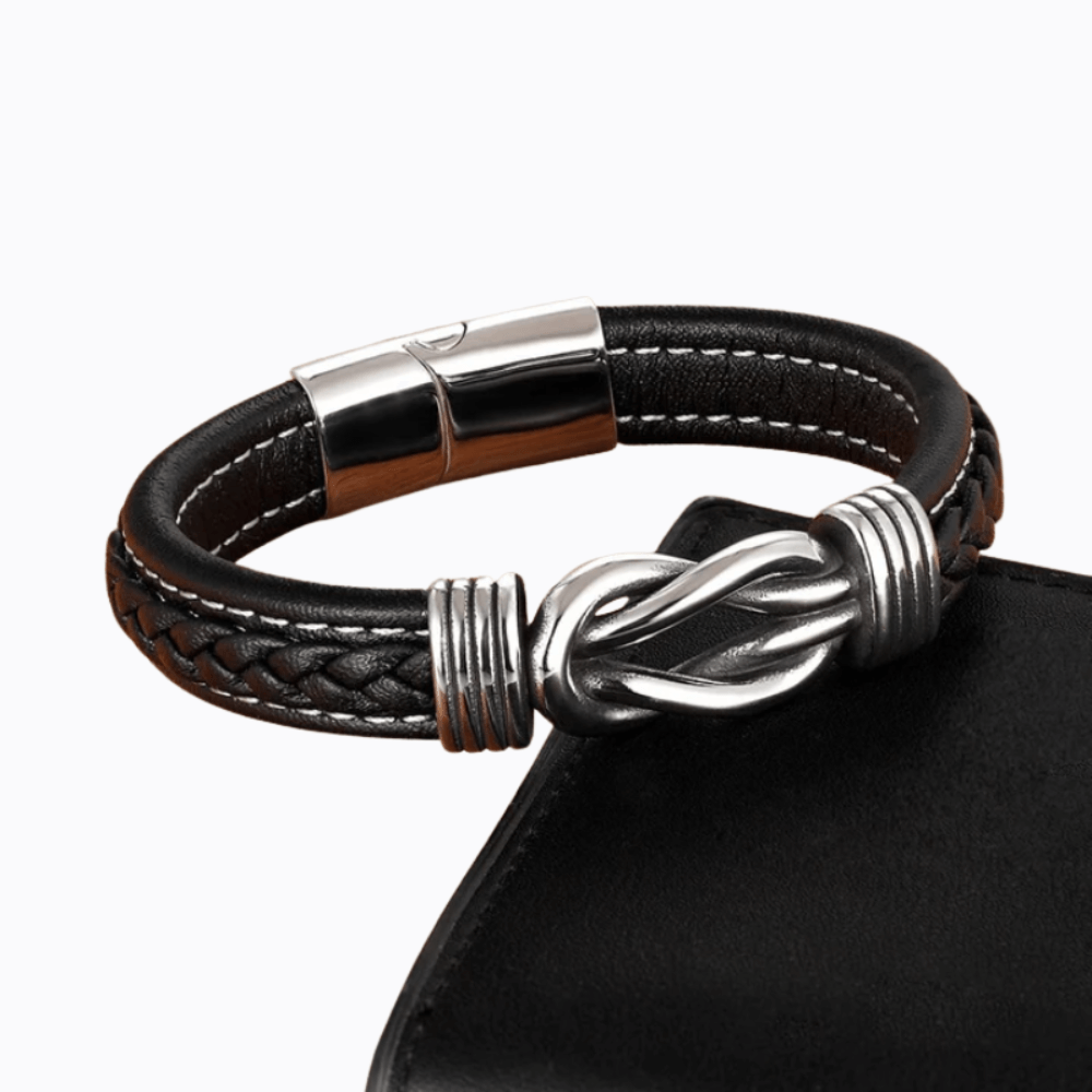 Nœud Éternel | Bracelet tressé pour lui