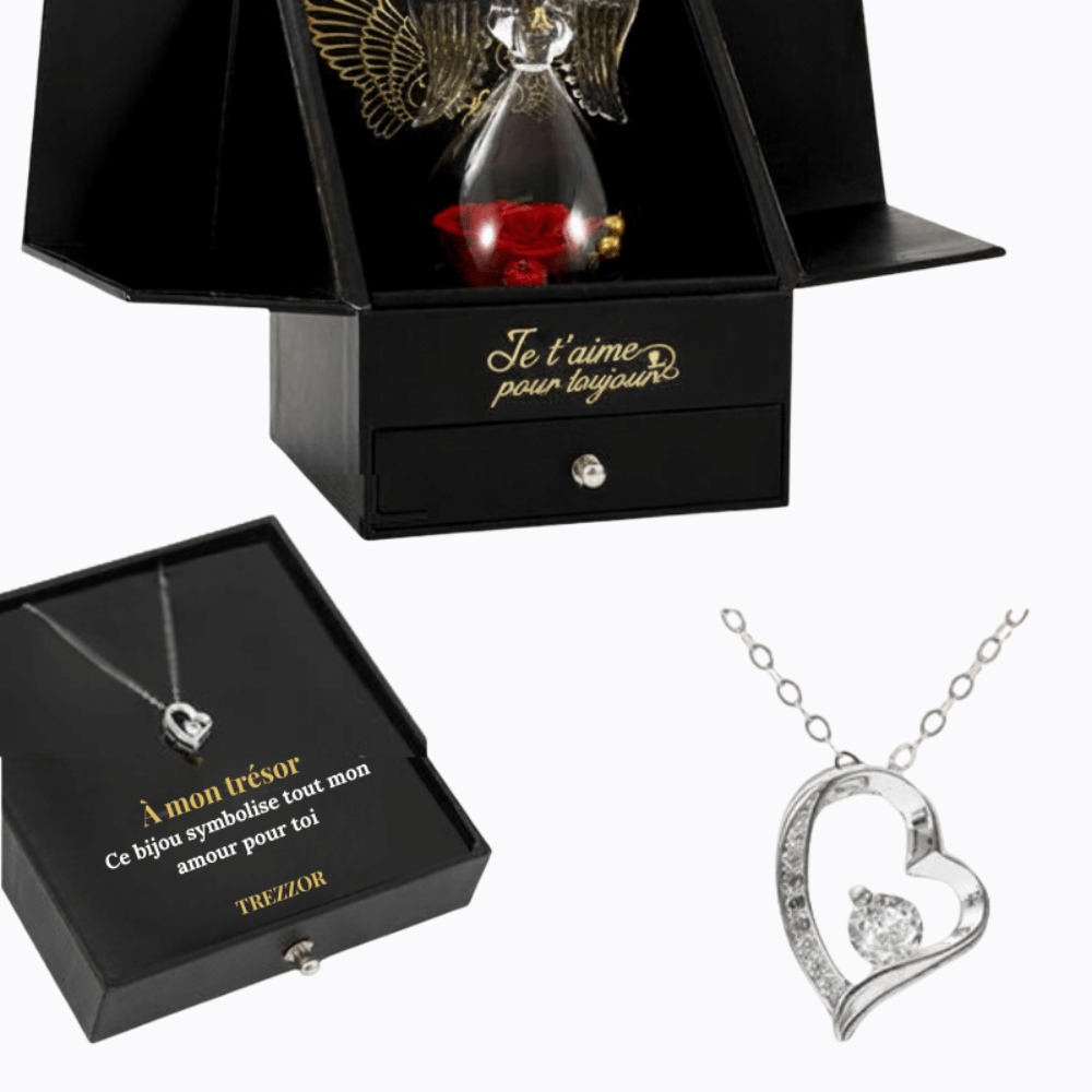 Cœur Céleste | Collier symbole de protection