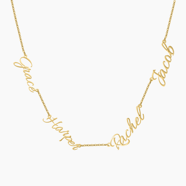 Collier prénoms infini