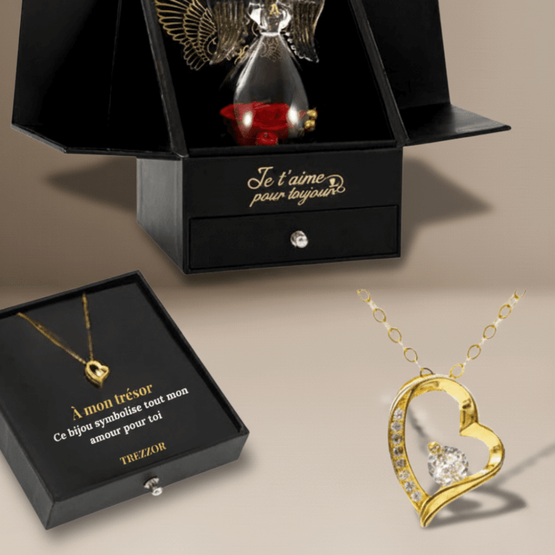 Cœur Céleste | Collier symbole de protection