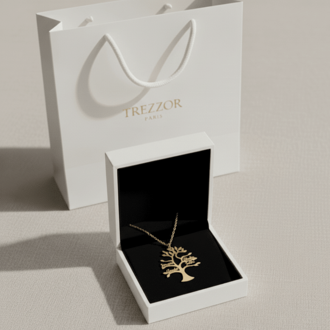 Collier Arbre de Vie Personnalisé – Modèle Arbre