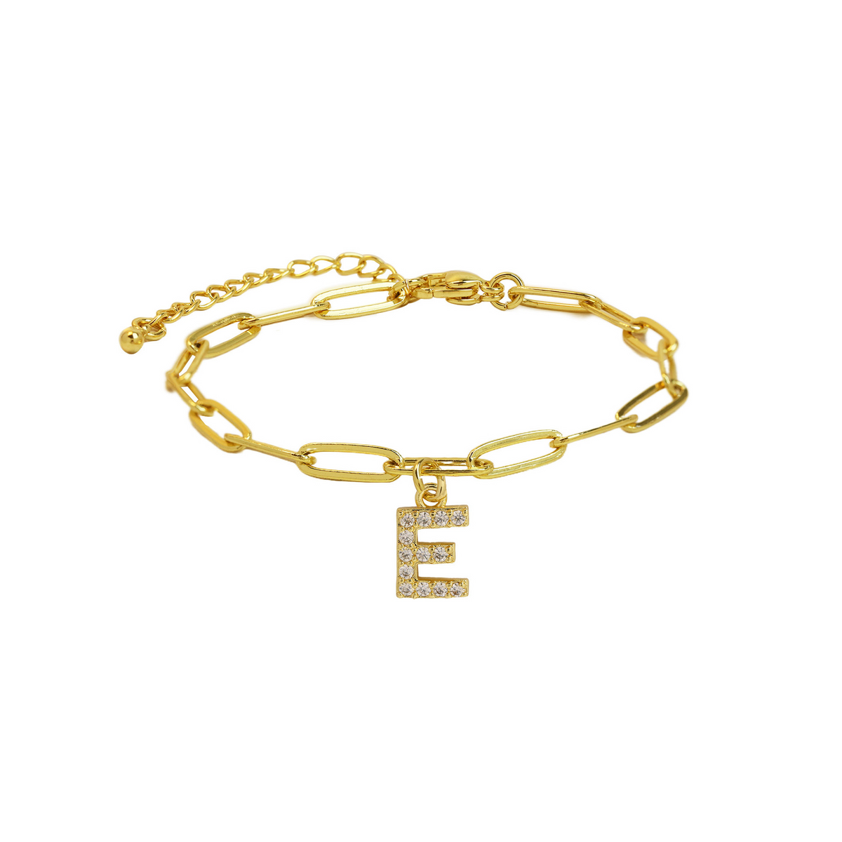 Bracelet initiale doré délicat