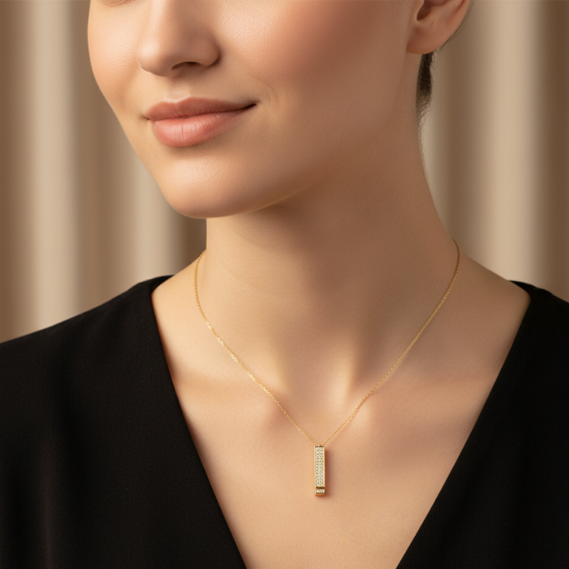 Pendentif à Message Secret