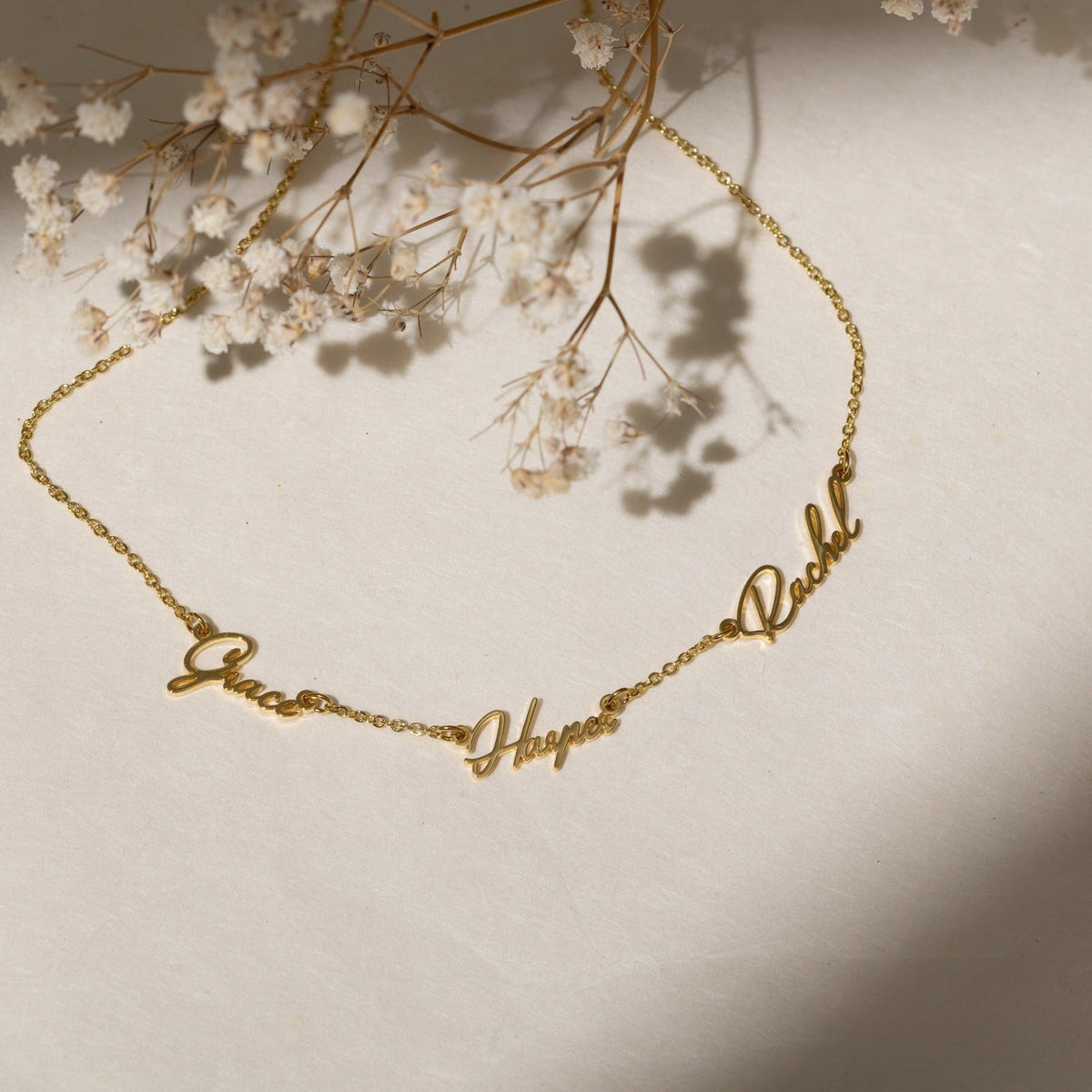 Collier prénoms infini