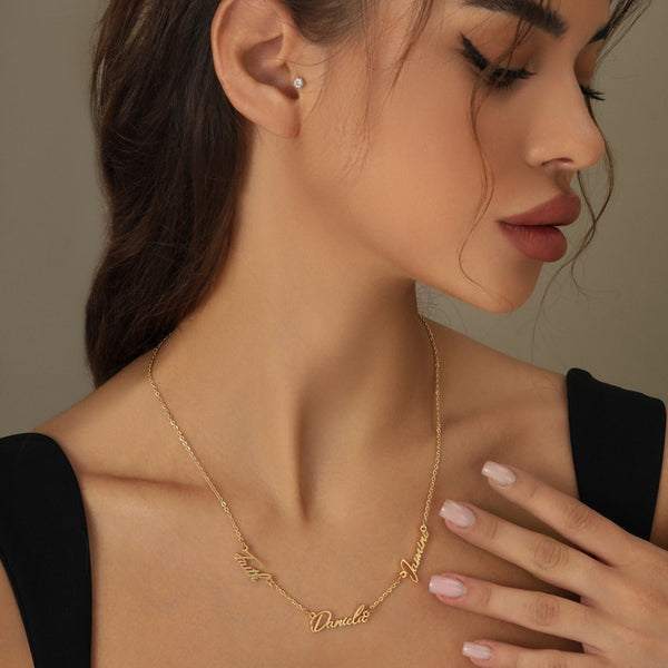 Collier prénoms infini