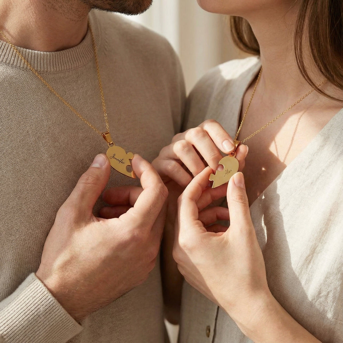 Lien Éternel – Collier Personnalisé