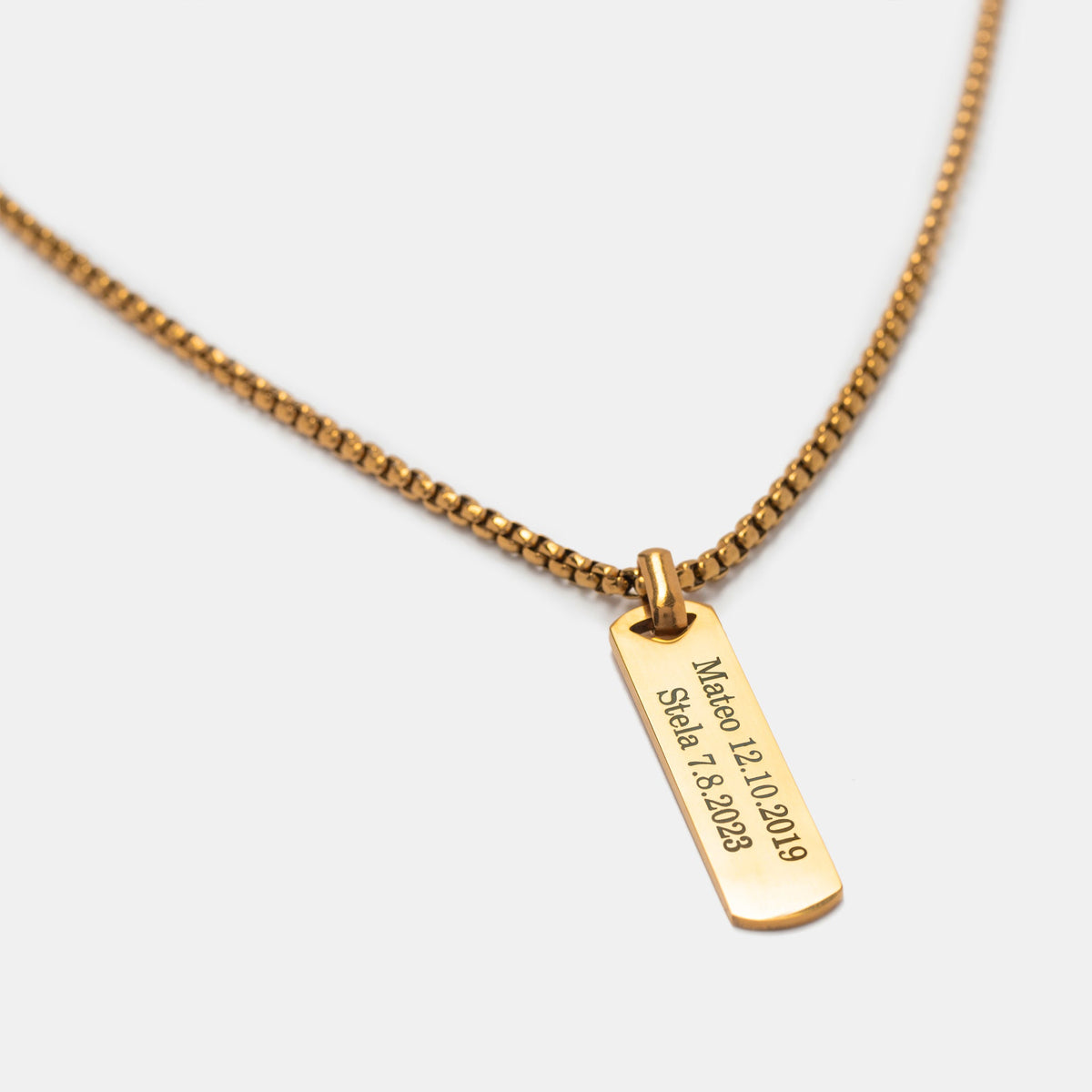 Collier Odin gravé