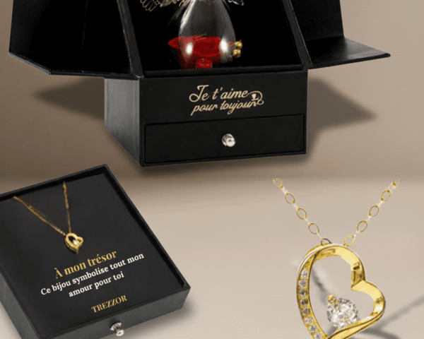 Cœur Céleste | Collier symbole de protection - Trezzor
