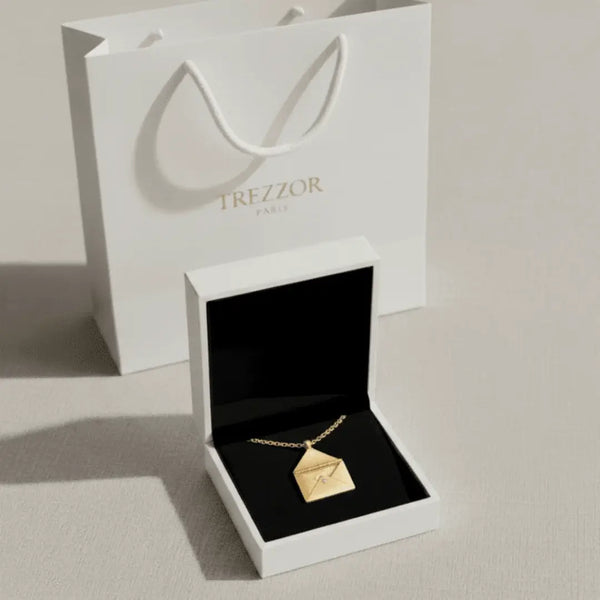 Collier lettre secrète personnalisée