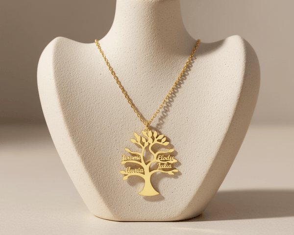 Collier Arbre de Vie Personnalisé – Modèle Arbre - Trezzor