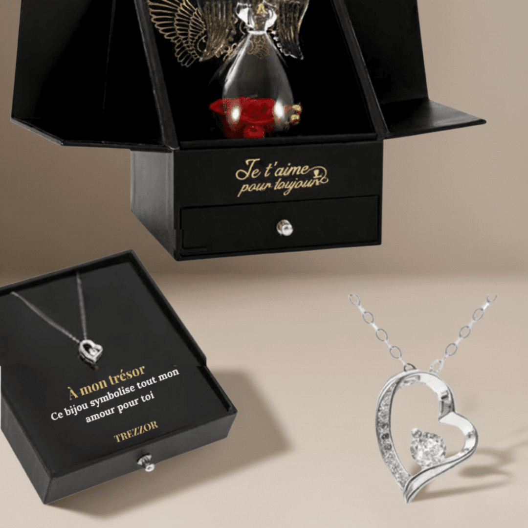 Cœur Céleste | Collier symbole de protection - Trezzor