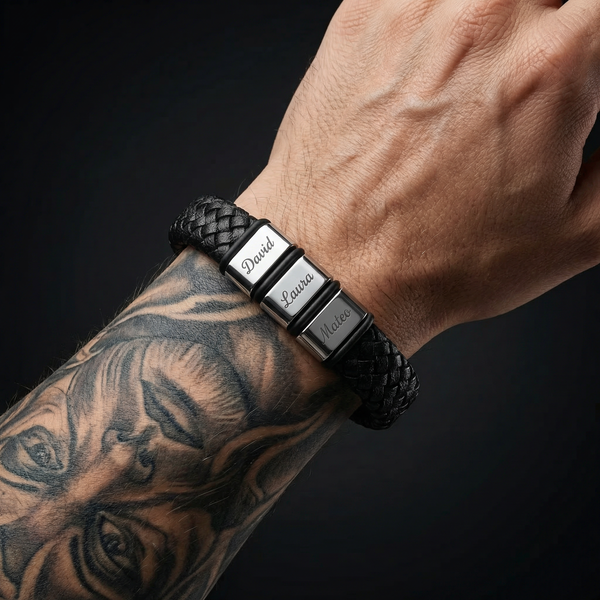 Bracelet famille viking en acier