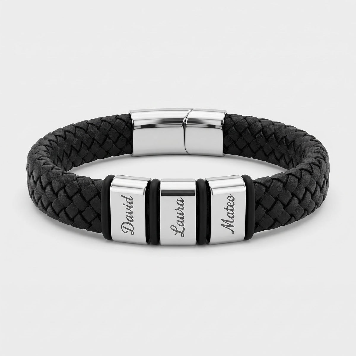 Bracelet famille viking en acier