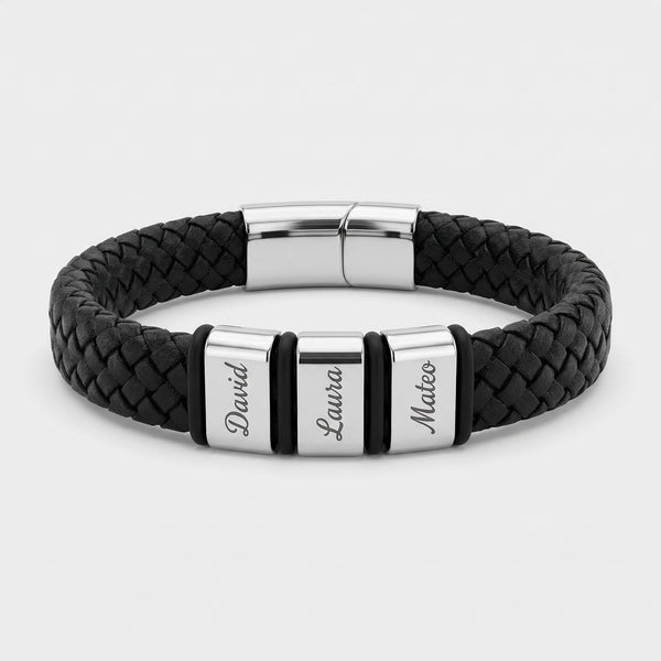 Bracelet famille viking en acier