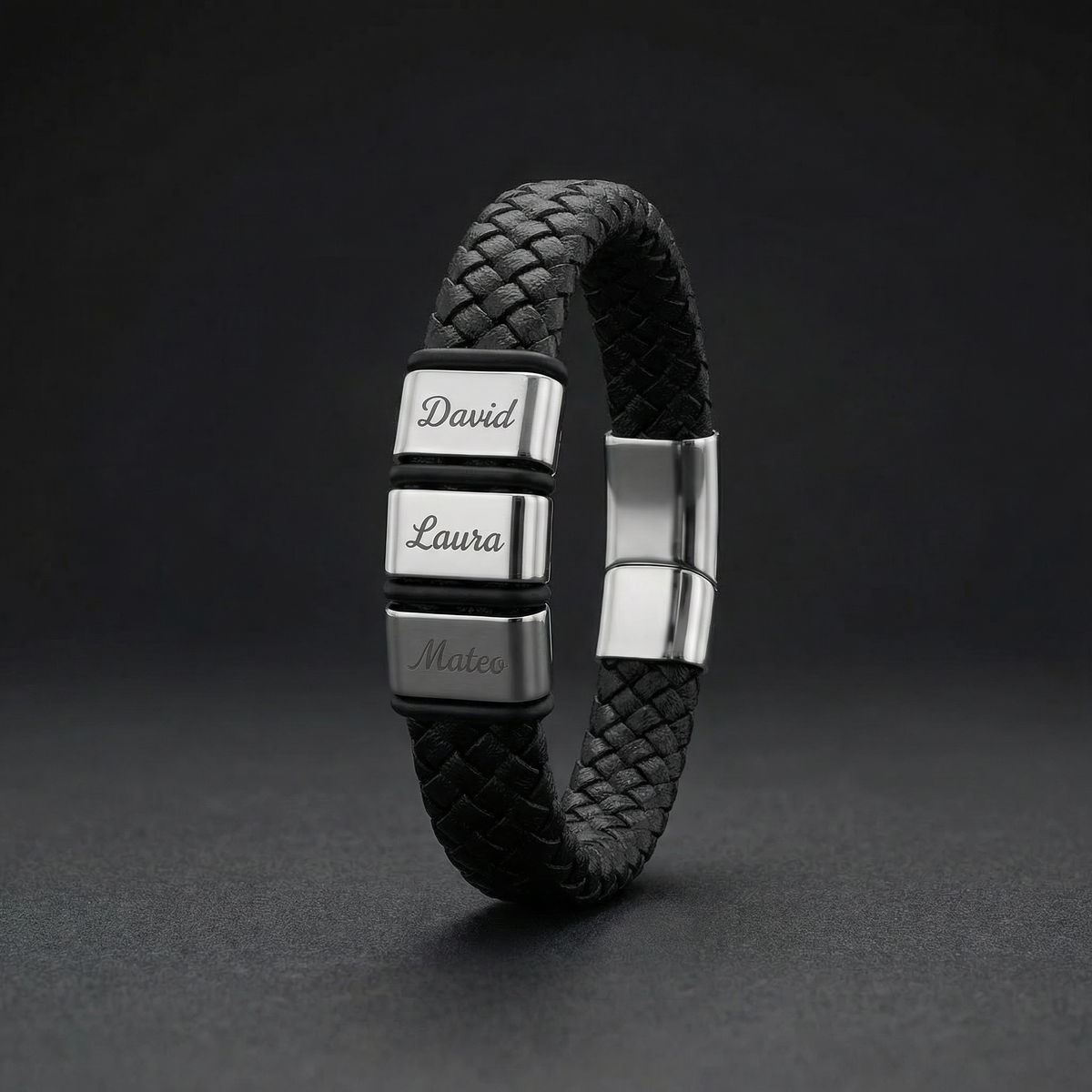 Bracelet famille viking en acier